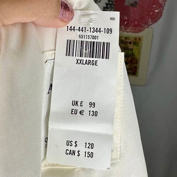 NWT Abercrombie & Fitch Off-White Tweed Jacket Size XXL - Picture 9 of 12